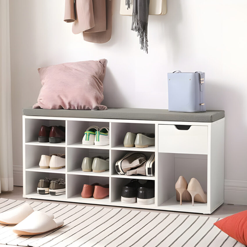 Zapatera Adams Blanco