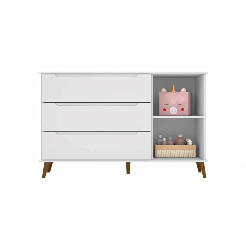 Cómoda de bebé Nordik Blanco