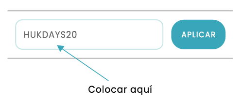 Código de descuento