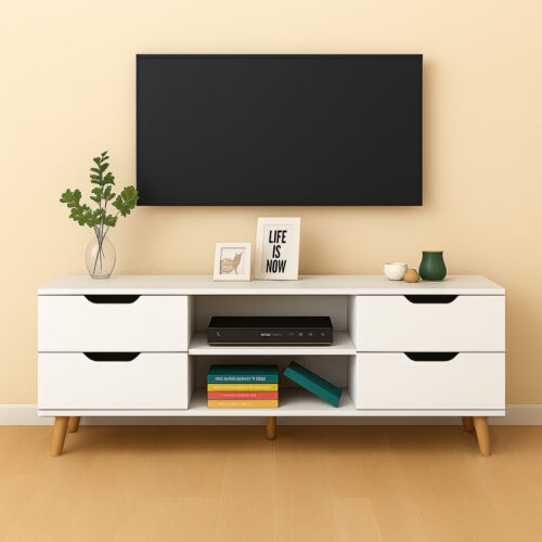 mueble para tv dakota blanco