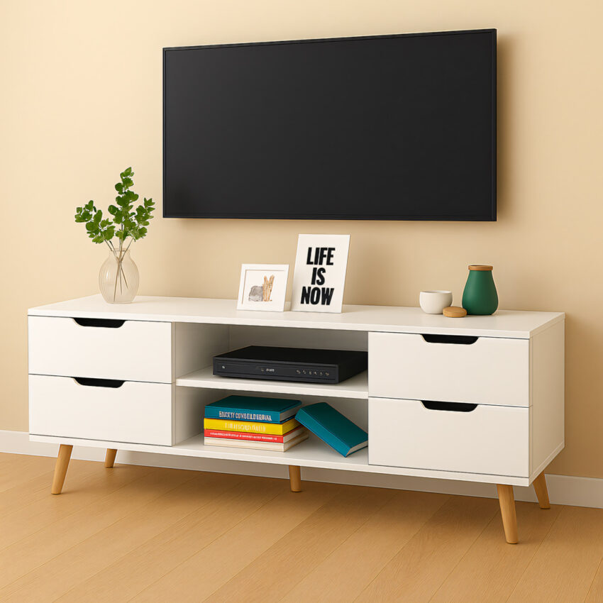 mueble para tv dakota blanco
